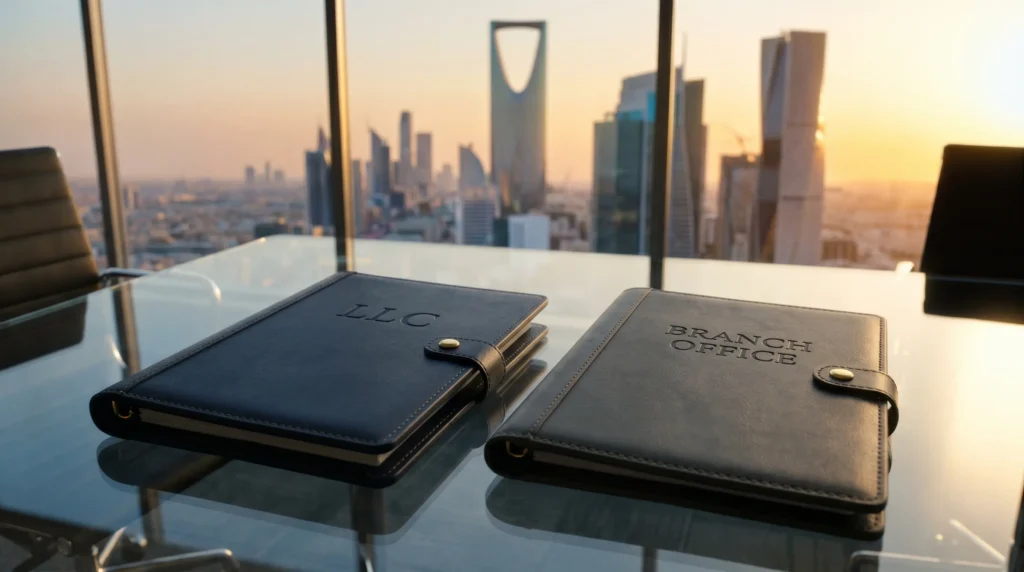 Comparison of LLC and Branch Office legal structures for foreign investors in Saudi Arabia